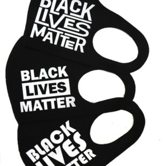 Black Lives Matter Face Mask Face Covering - Picture 1 of 11